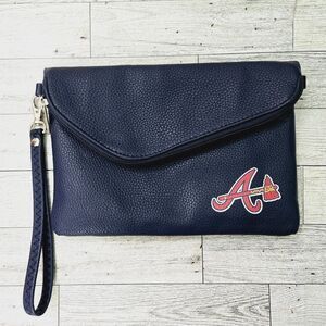 Atlanta Braves Officially Licensed MLB Fold Over Wristlet